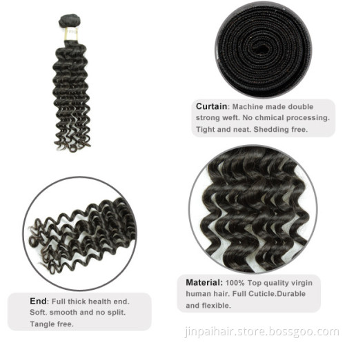 JP wholesale good price virgin Philippine hair, natural deep wave virgin hair